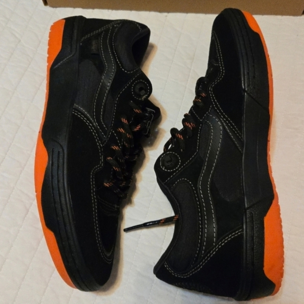 Vans Rowan 2 Skate Men Size 7 Spitfire Pro Impactwaffle Black and Orange 112025 - Picture 6 of 9